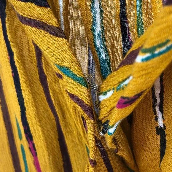 Moral Fiber Boho Romper Striped Women's Size Large-Runs small.More like a M-L - Picture 6 of 6